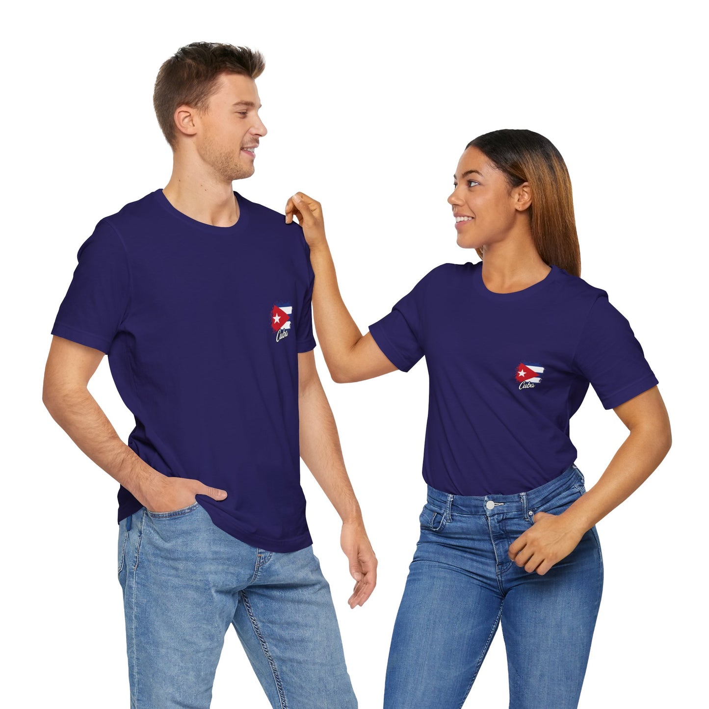 Cuba Flag Unisex Tee - World Flag Collection, Spanish Collection