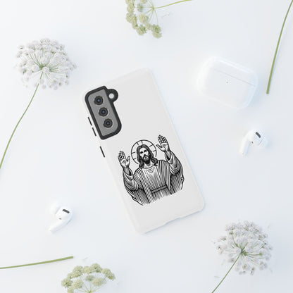 Jesus Phone Case - Simple yet Protective - iPhone- Samsung Galaxy - Google Pixel