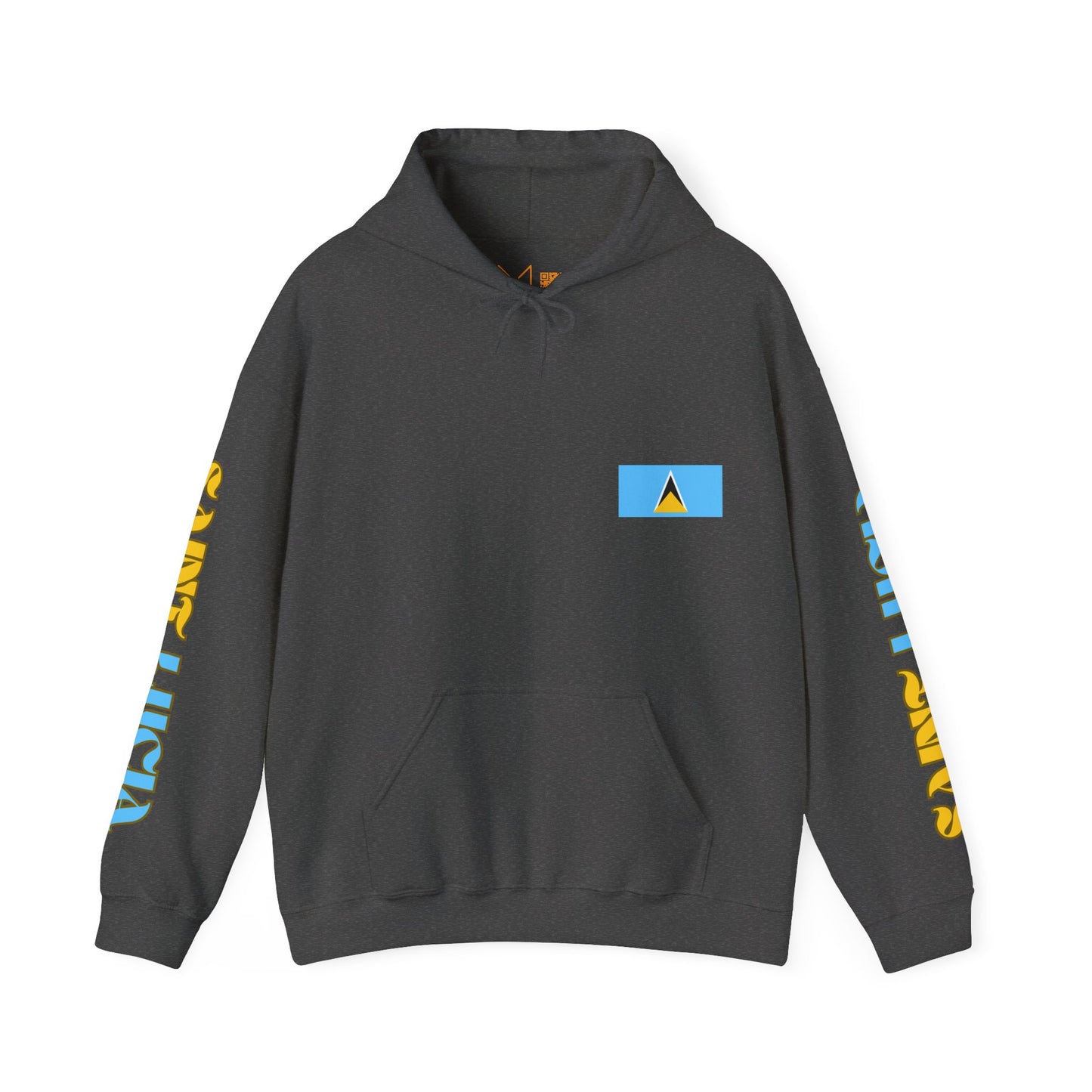 Saint Lucia Unisex Hooded Sweatshirt - Caribbean