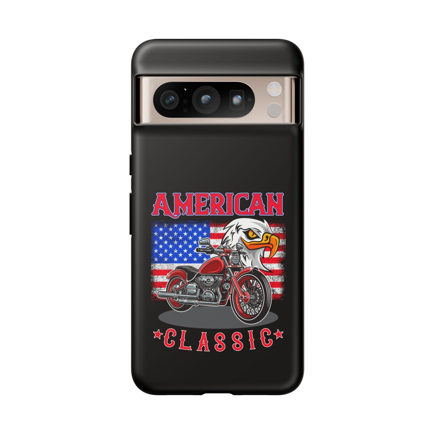 American Classic Motorcycle Phone Case - Tough Protection - iPhone, Samsung Galaxy, Google Pixel