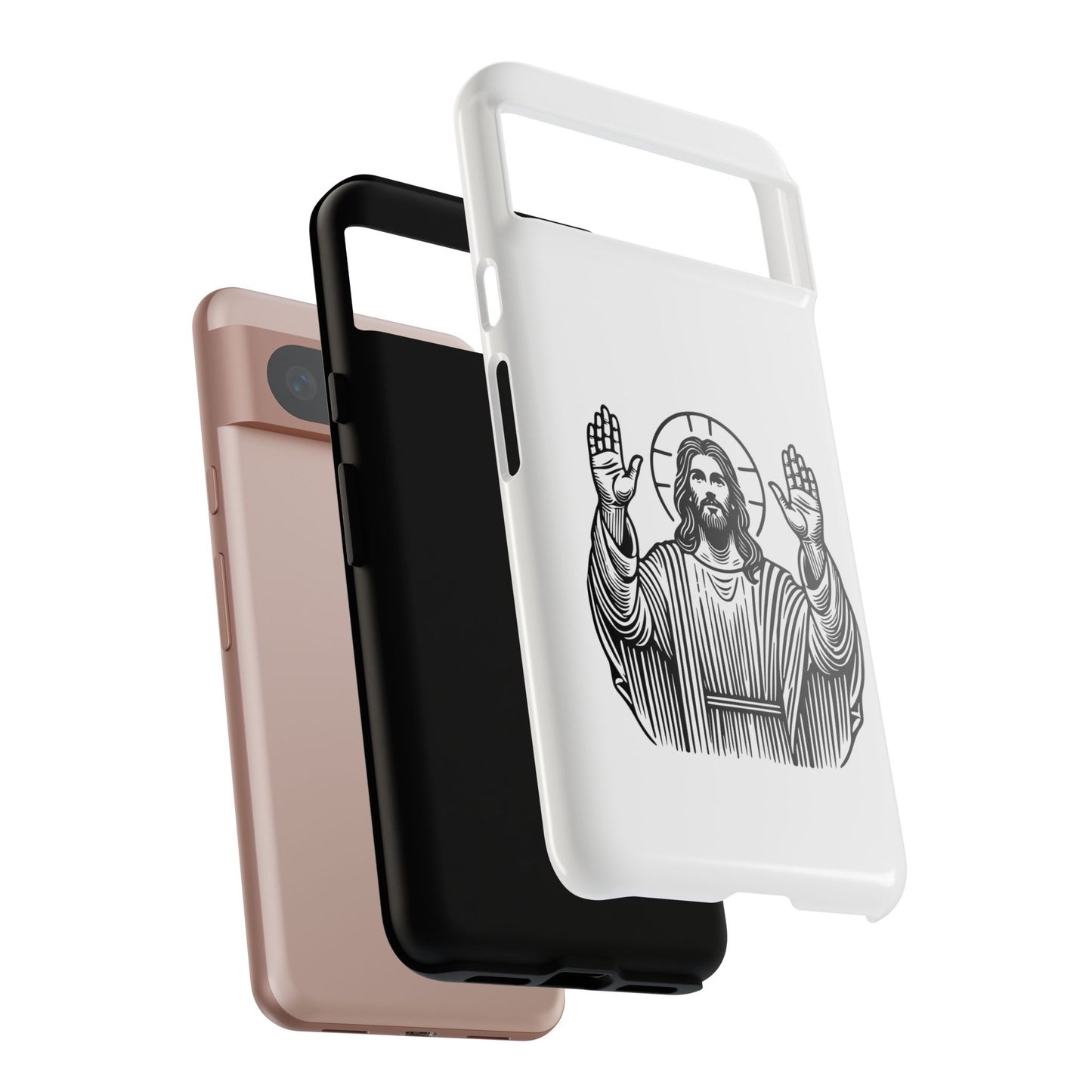 Jesus Phone Case - Simple yet Protective - iPhone- Samsung Galaxy - Google Pixel