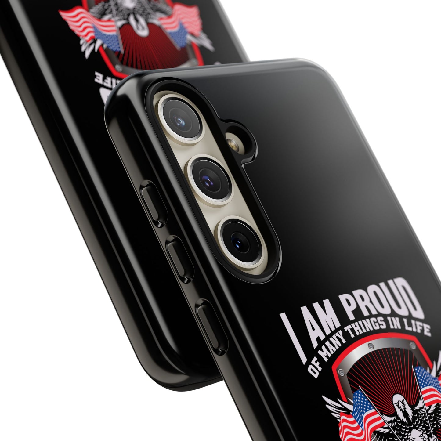 Proud American Patriot Phone Case - I Am Proud Design - iPhone- Samsung Galaxy - Google Pixel