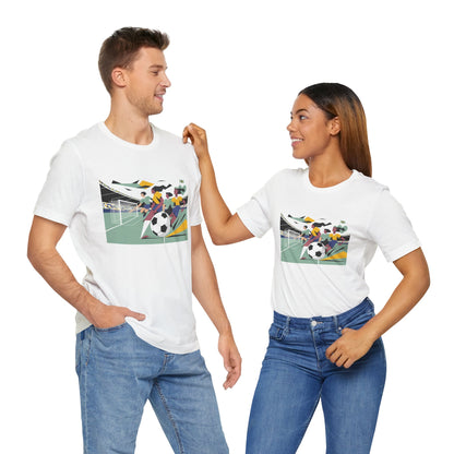 Soccer Vibes Unisex Jersey Tee - Perfect for Fans & Playful Days