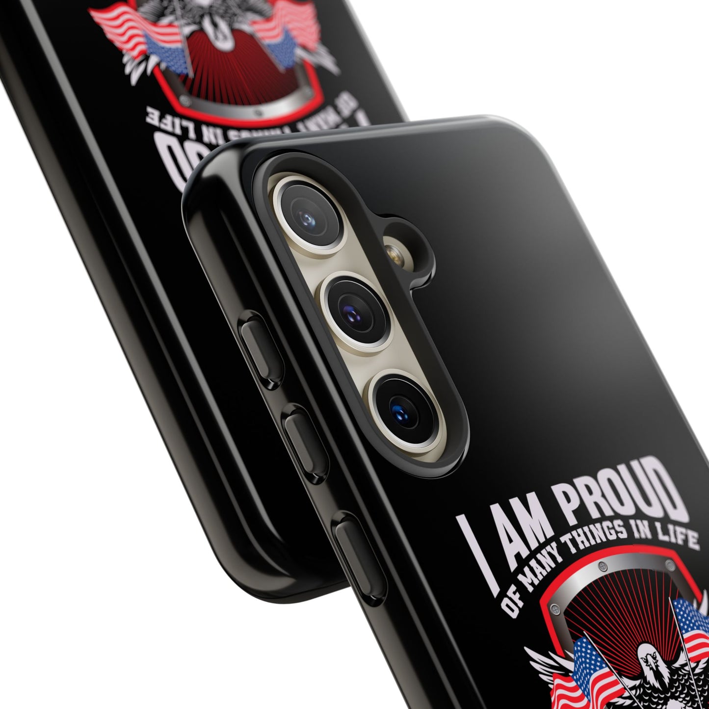 Proud American Patriot Phone Case - I Am Proud Design - iPhone- Samsung Galaxy - Google Pixel