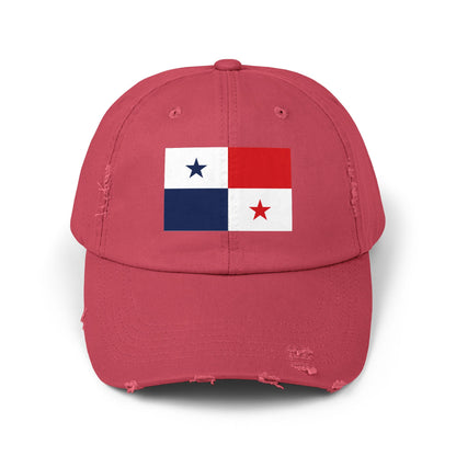 Panama Flag Distressed Cap - Unisex Casual Hat - North America