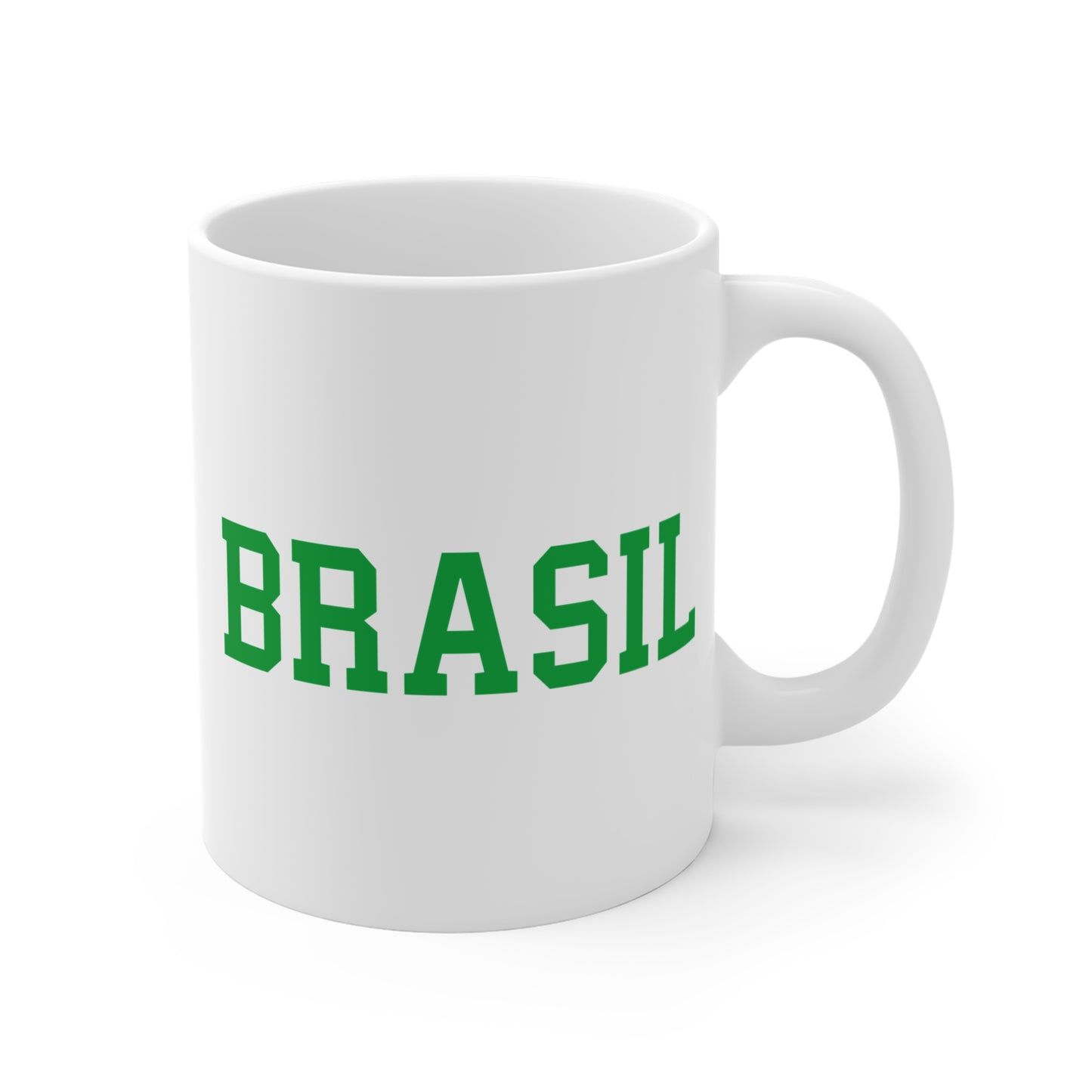 11oz Ceramic Mug – Brazilian Flag – Brasil Collection