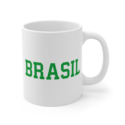 11oz Ceramic Mug – Brazilian Flag – Brasil Collection