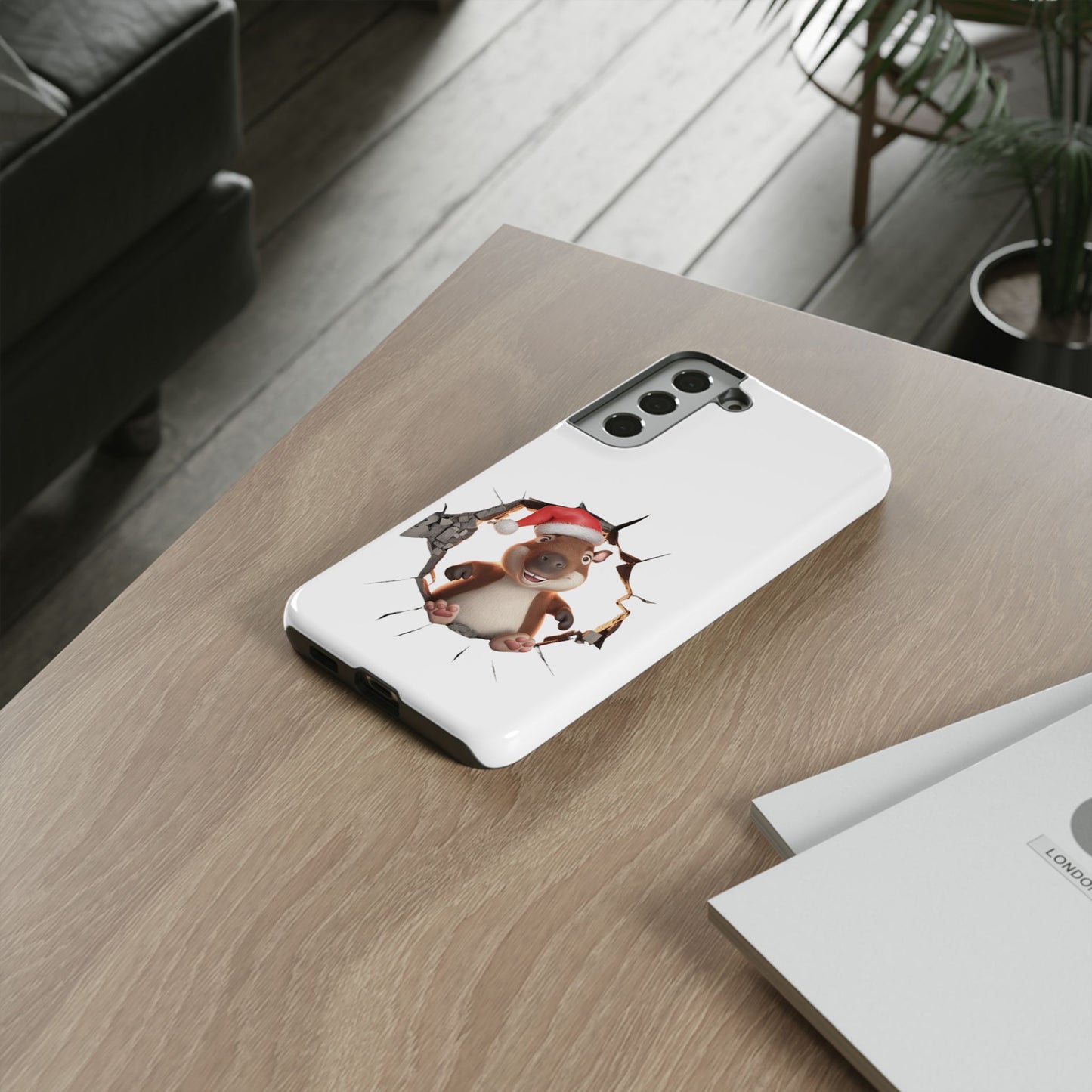 Christmas Capybara Santa Tough Phone Case