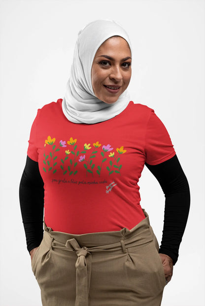 Sou Grata Pela Vida Tee Casual Printify