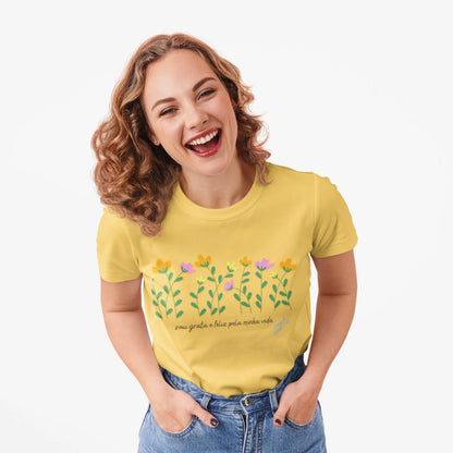Sou Grata Pela Vida Tee Casual Printify