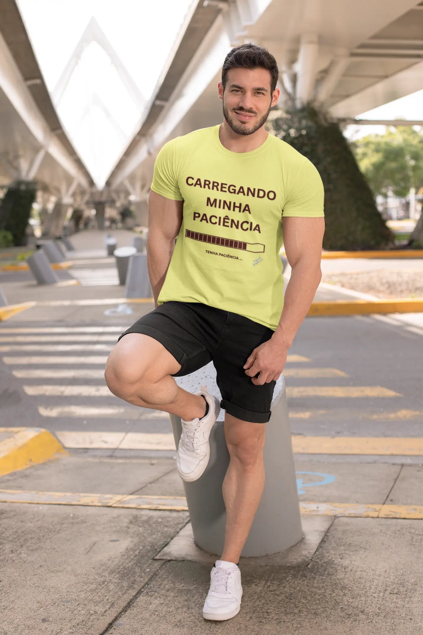 Carregando Minha Paciencia - Unisex Tee Casual Printify