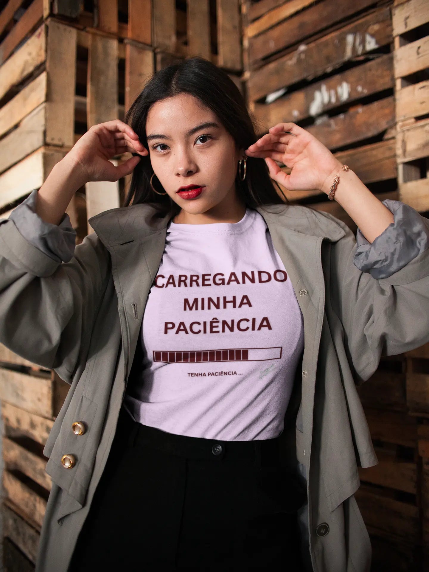 Carregando Minha Paciencia - Unisex Tee Casual Printify