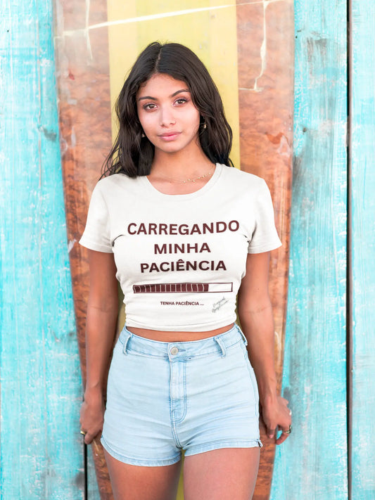 Carregando Minha Paciencia - Feminine Tee Printify