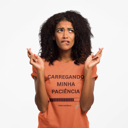 Carregando Minha Paciencia - Feminine Tee Printify