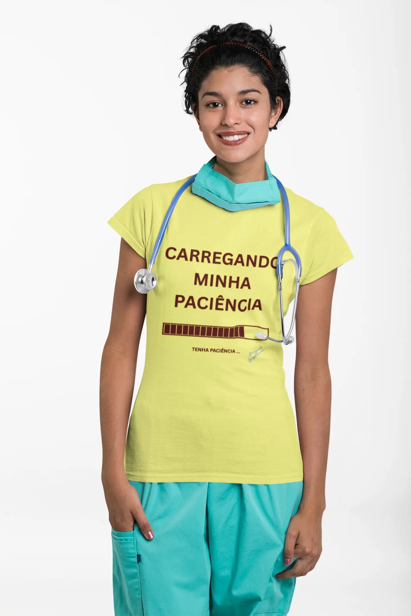Carregando Minha Paciencia - Feminine Tee Printify