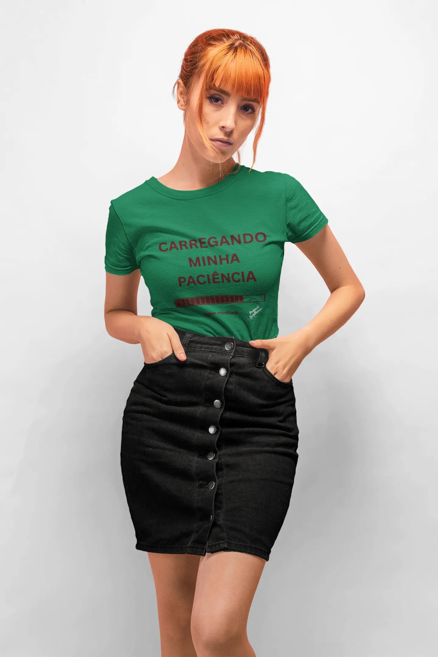 Carregando Minha Paciencia - Feminine Tee Printify