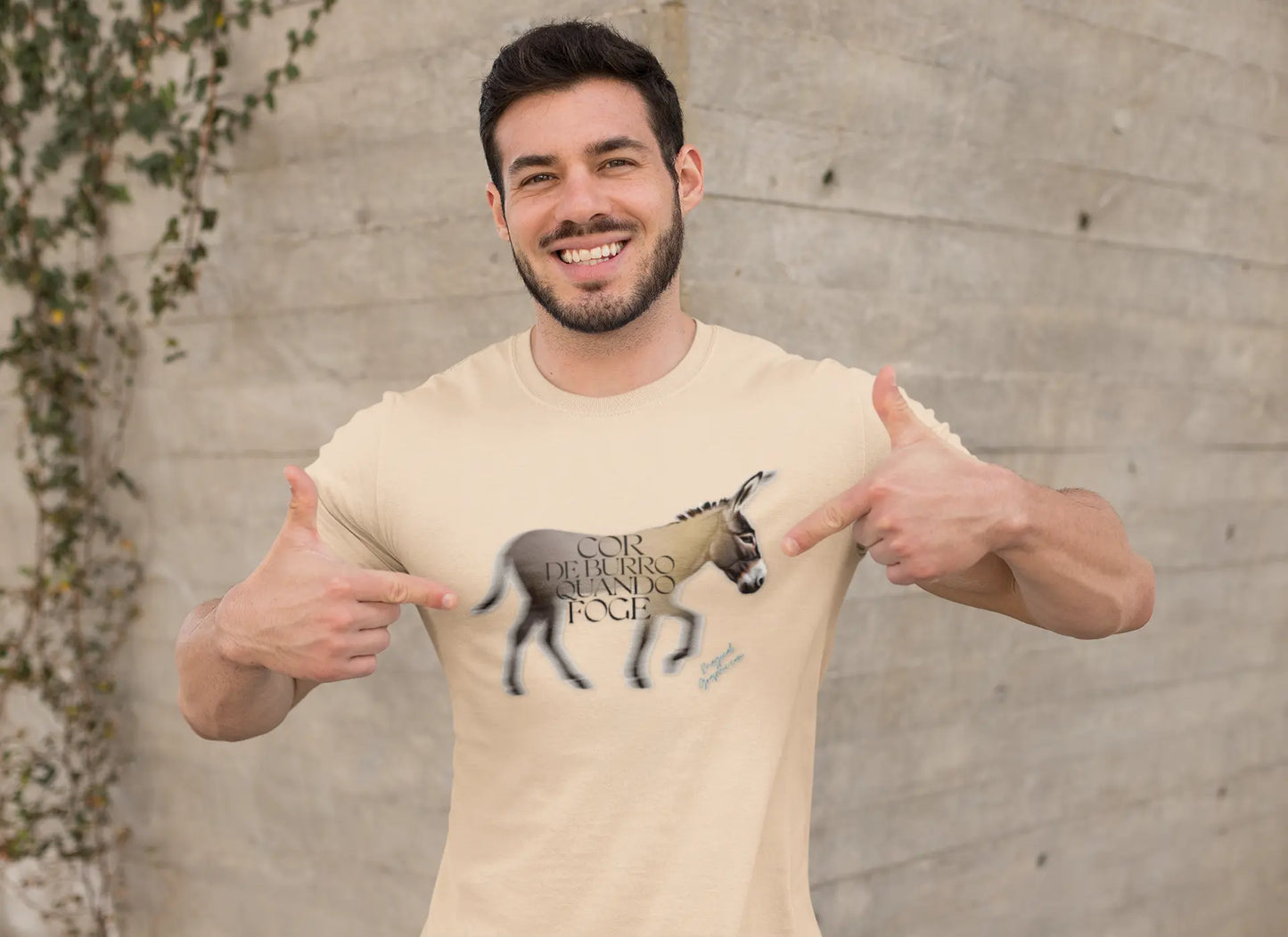 Cor De Burro Quando Foge - Unisex Tee Casual Printify