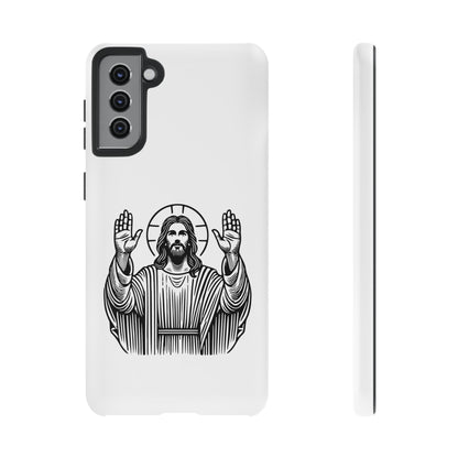 Jesus Phone Case - Simple yet Protective - iPhone- Samsung Galaxy - Google Pixel