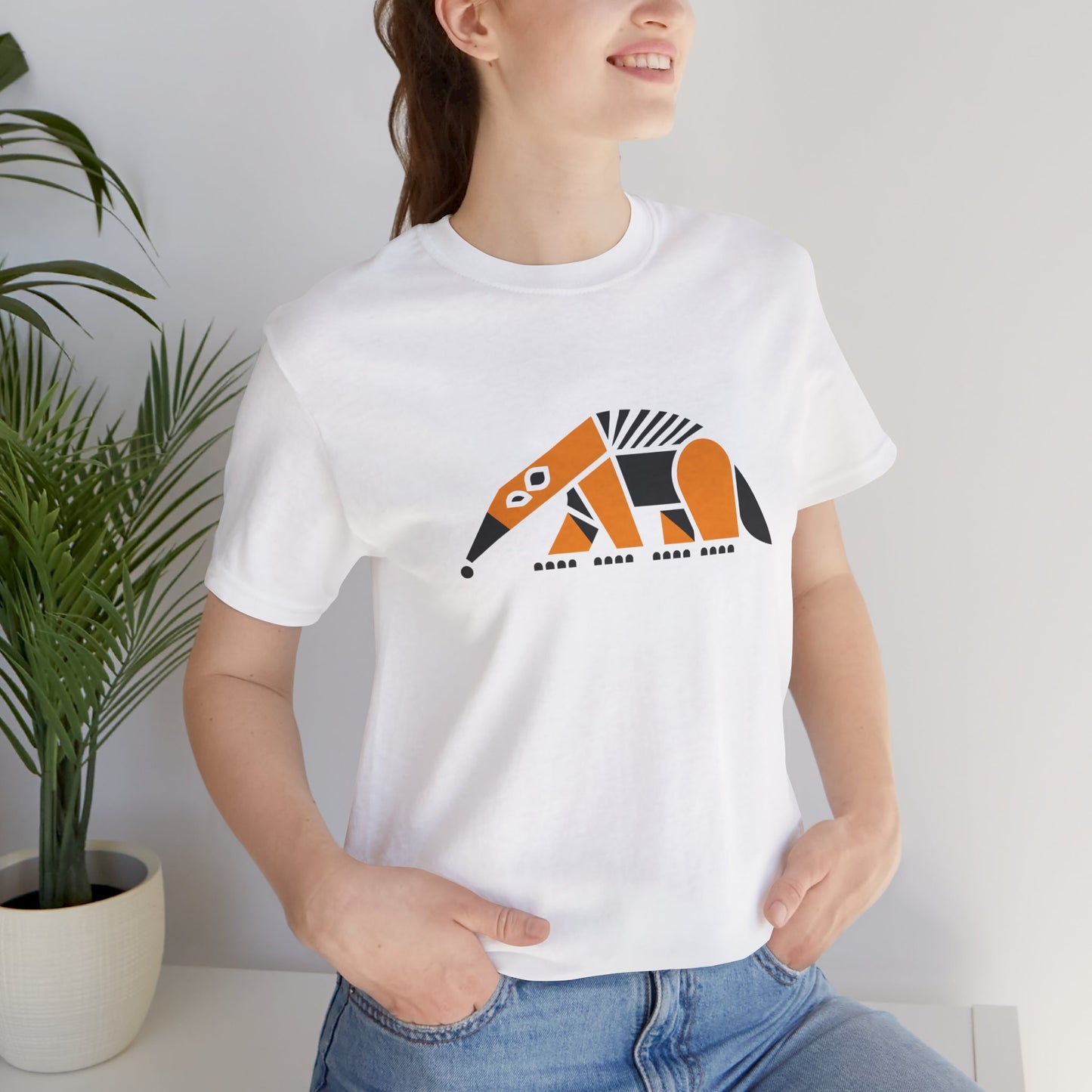 Artistic Anteater Unisex Short Sleeve Tee - Fun Casual Wear