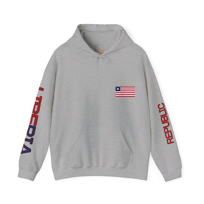 Liberia Unisex Hooded Sweatshirt - Africa