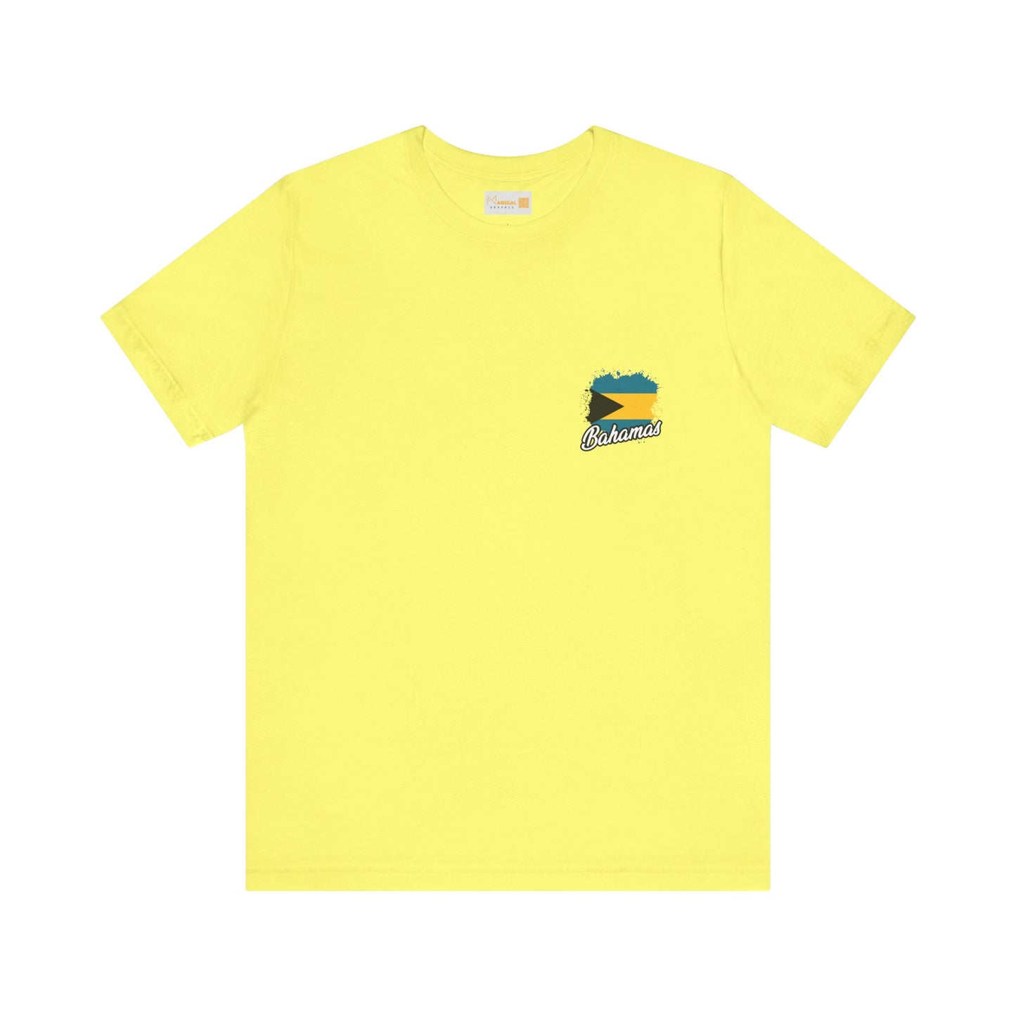 Bahamas Flag Modern Design - Unisex Tee