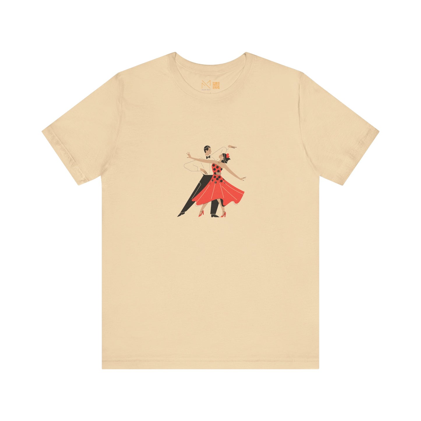 Dancing Couples Graphic Unisex T-Shirt - Perfect for Dance Lovers and Special Occasions