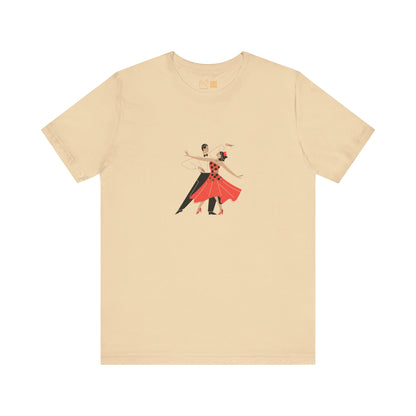 Dancing Couples Graphic Unisex T-Shirt - Perfect for Dance Lovers and Special Occasions