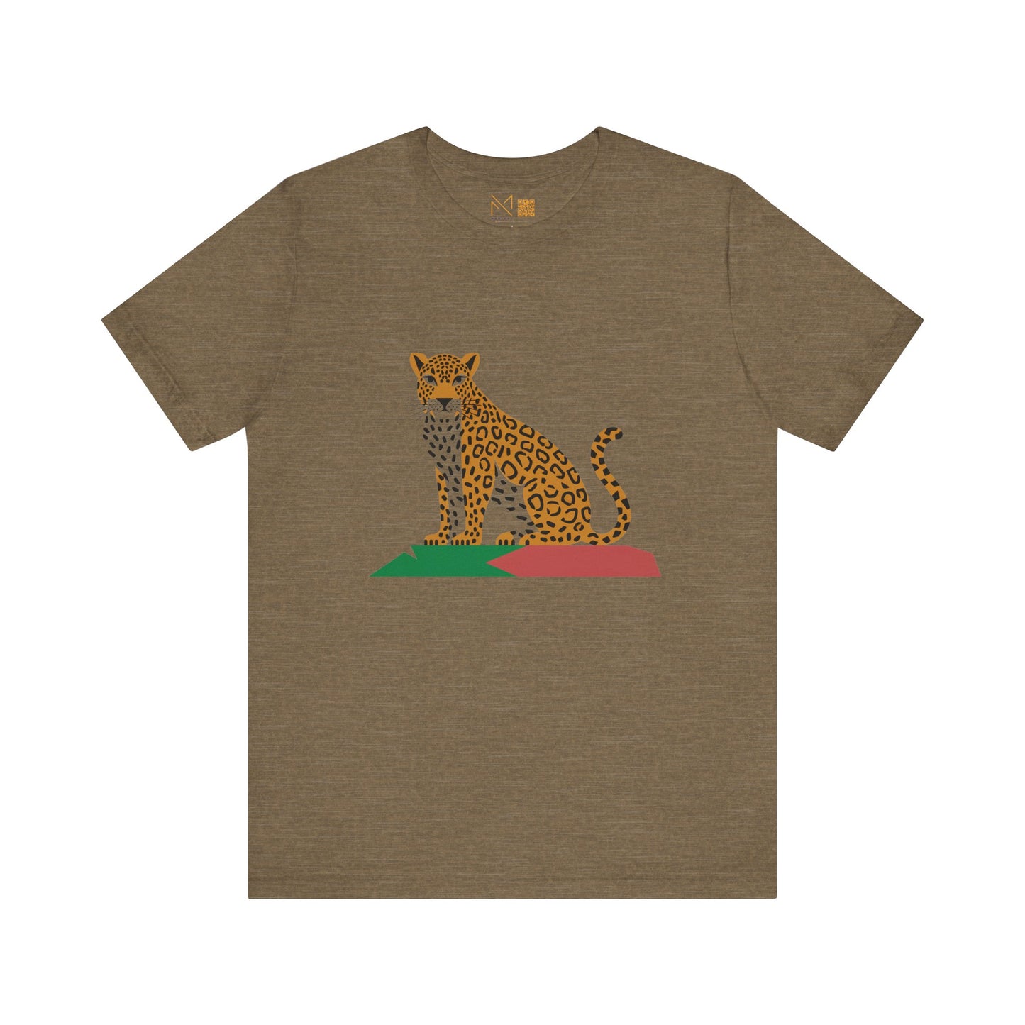 Leopard Print Unisex Jersey Tee - Wildlife Lover's Fashion