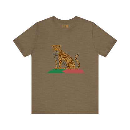 Leopard Print Unisex Jersey Tee - Wildlife Lover's Fashion