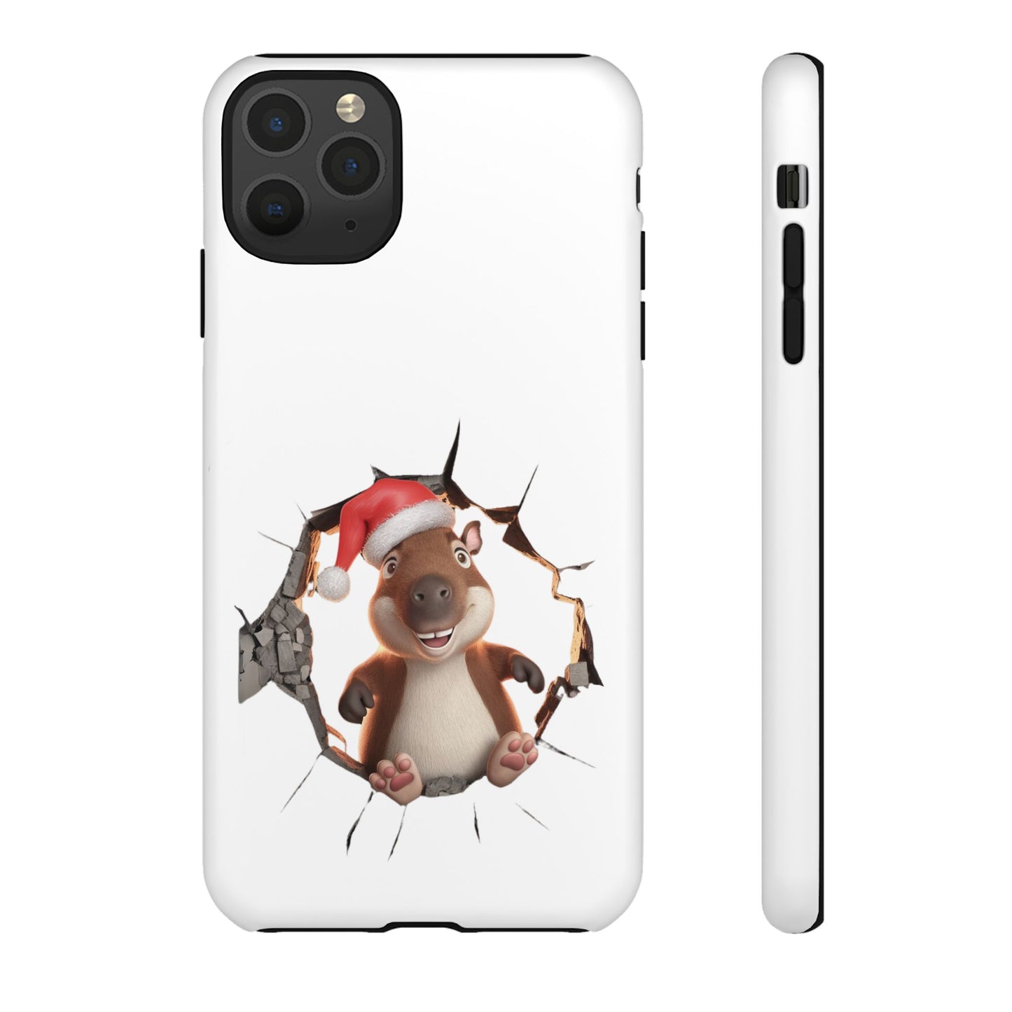 Christmas Capybara Santa Tough Phone Case