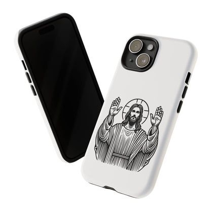 Jesus Phone Case - Simple yet Protective - iPhone- Samsung Galaxy - Google Pixel