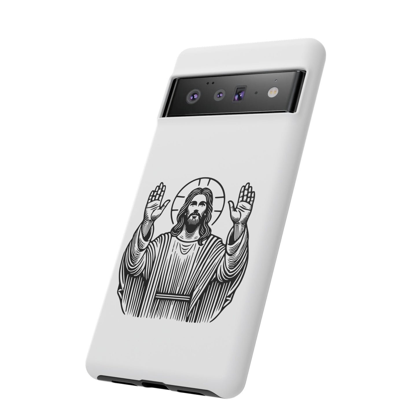 Jesus Phone Case - Simple yet Protective - iPhone- Samsung Galaxy - Google Pixel