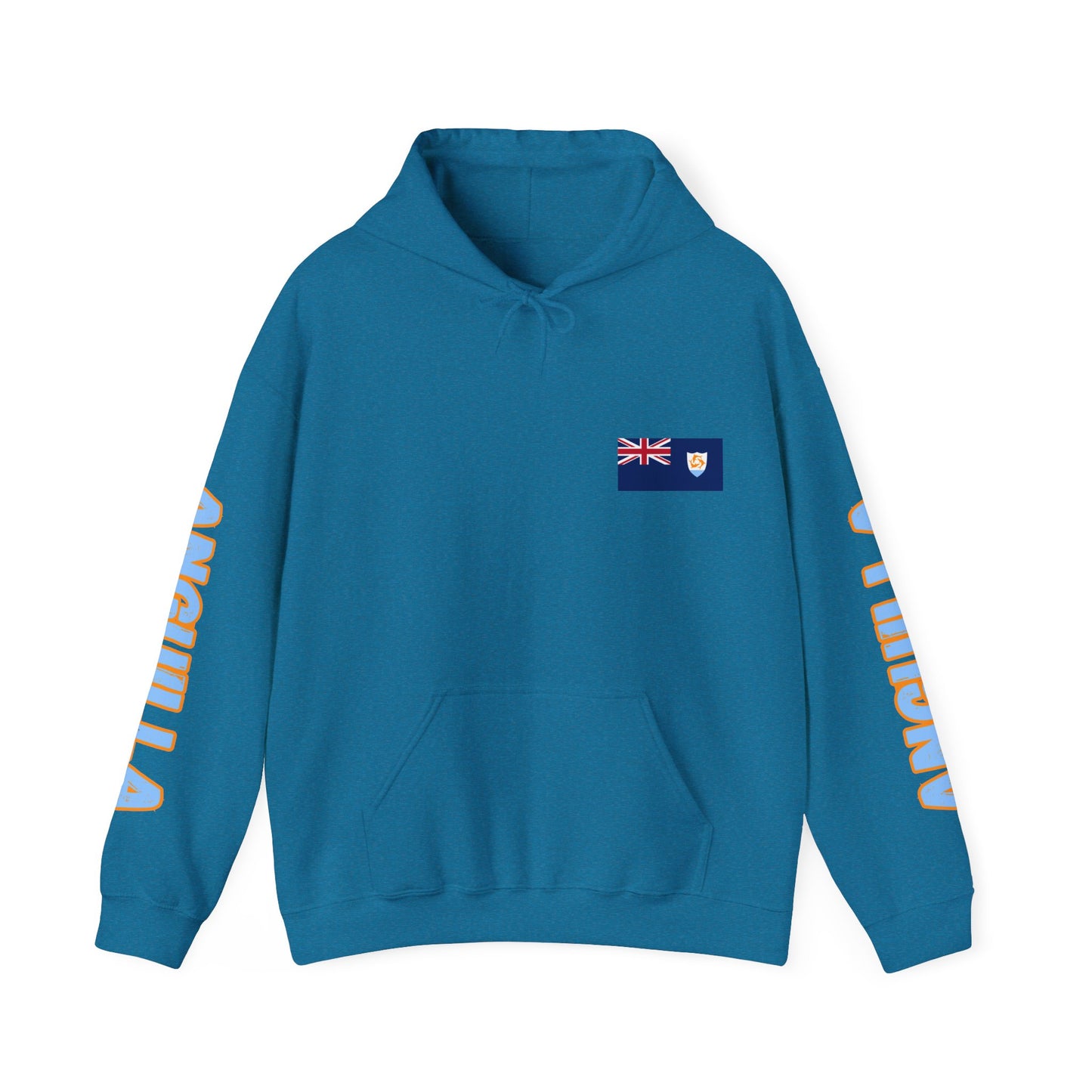 Arguilla Flag Unisex Hoodie - Caribbean - Island Territory