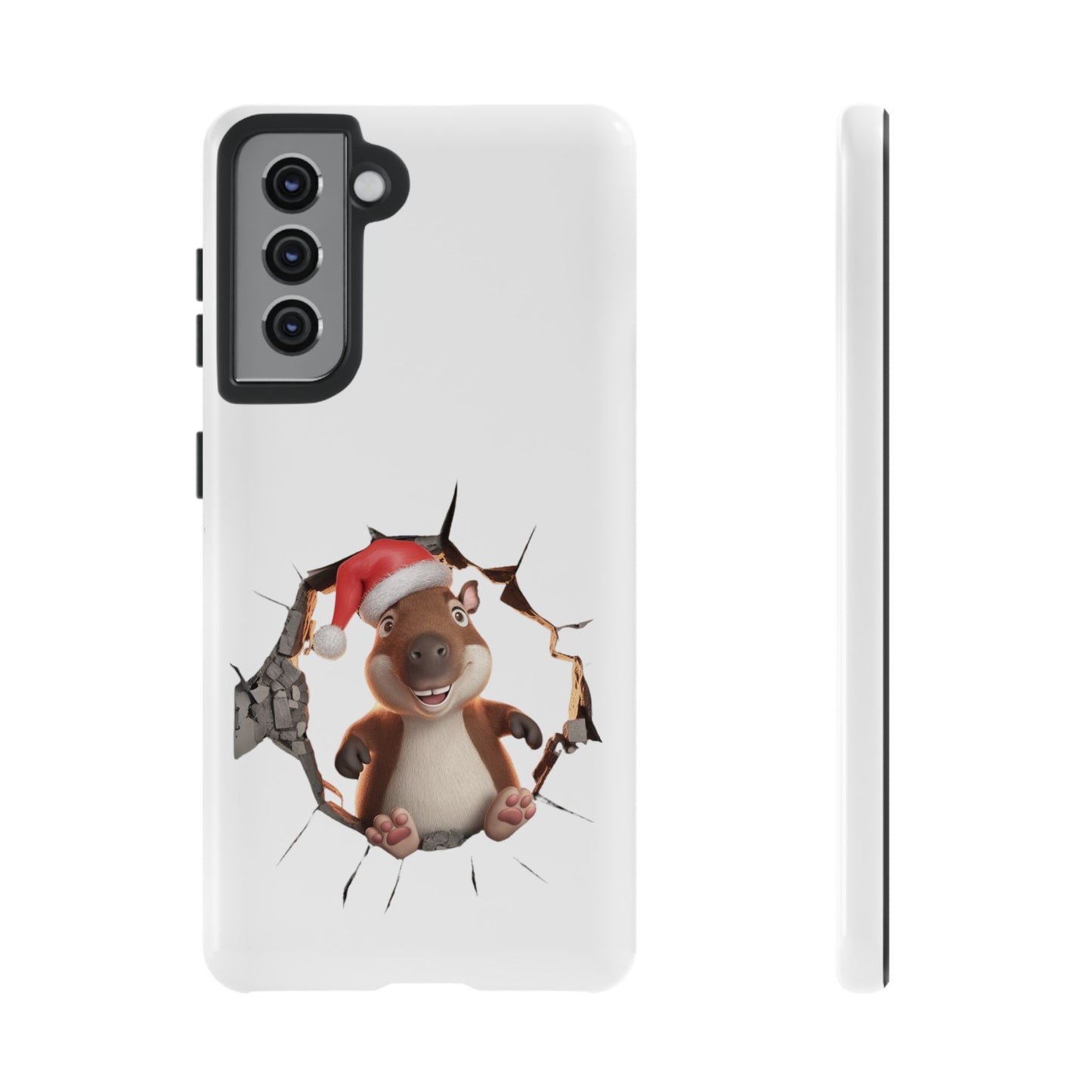 Christmas Capybara Santa Tough Phone Case