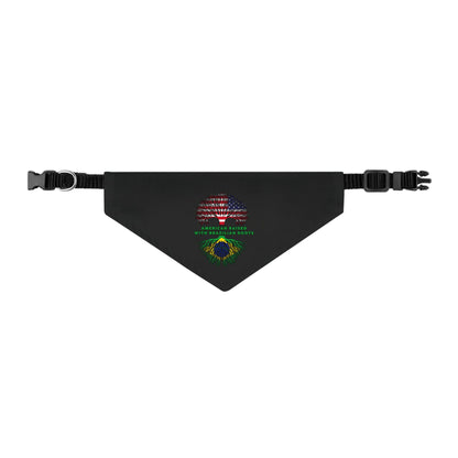 Black - Pet Bandana Collar - Brazilian Roots