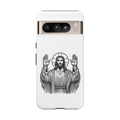 Jesus Phone Case - Simple yet Protective - iPhone- Samsung Galaxy - Google Pixel