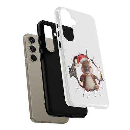 Christmas Capybara Santa Tough Phone Case