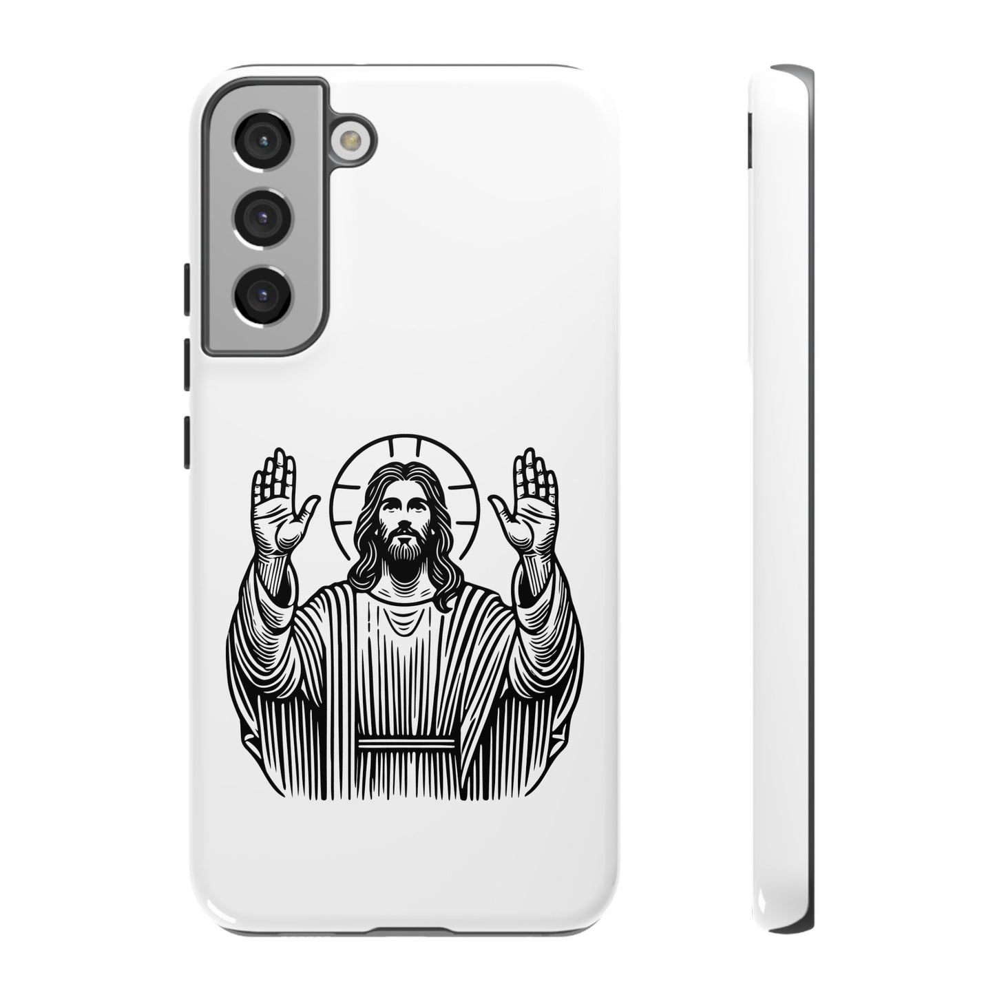 Jesus Phone Case - Simple yet Protective - iPhone- Samsung Galaxy - Google Pixel