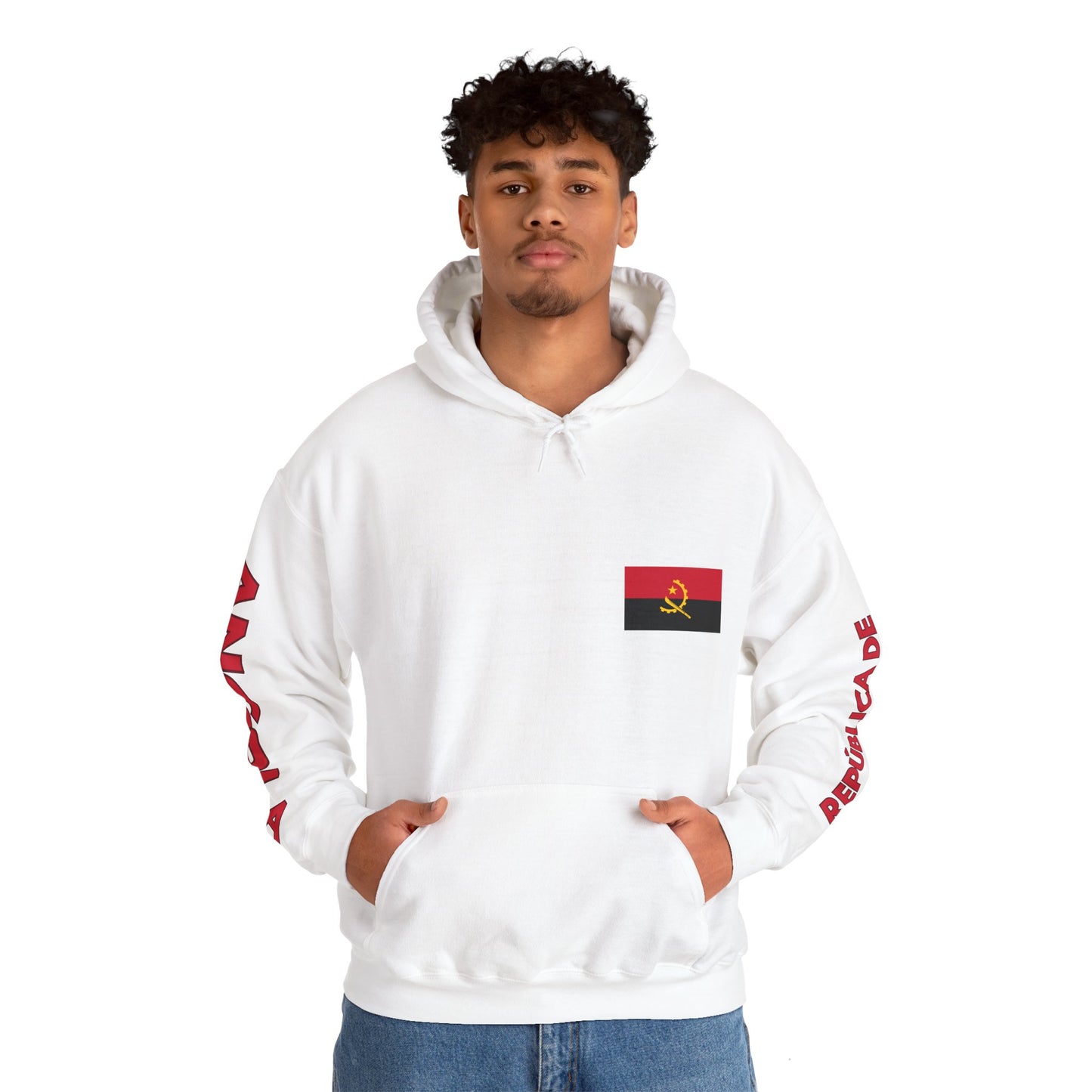 Angola Unisex Hooded Sweatshirt - Africa