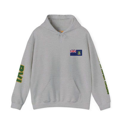 British Virgin Islands Flag Unisex Hoodie - Caribbean - Island Territory