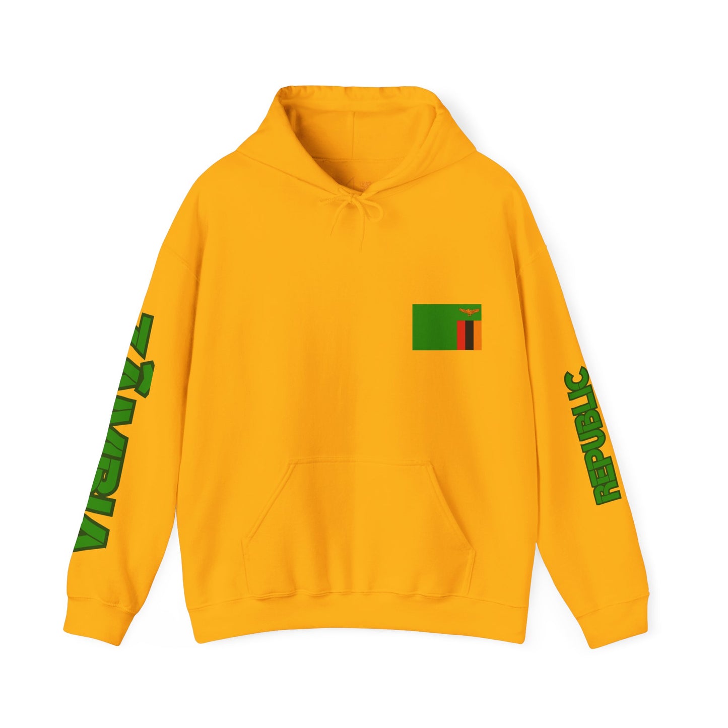 Zambia Unisex Hooded Sweatshirt - Africa