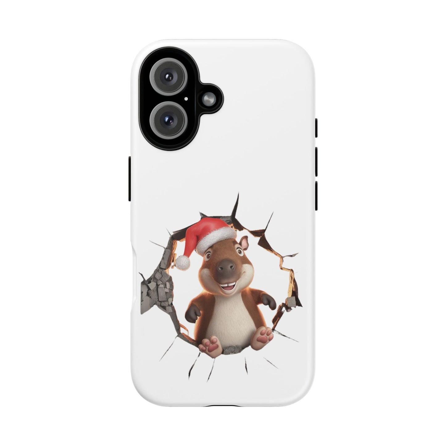 Christmas Capybara Santa Tough Phone Case