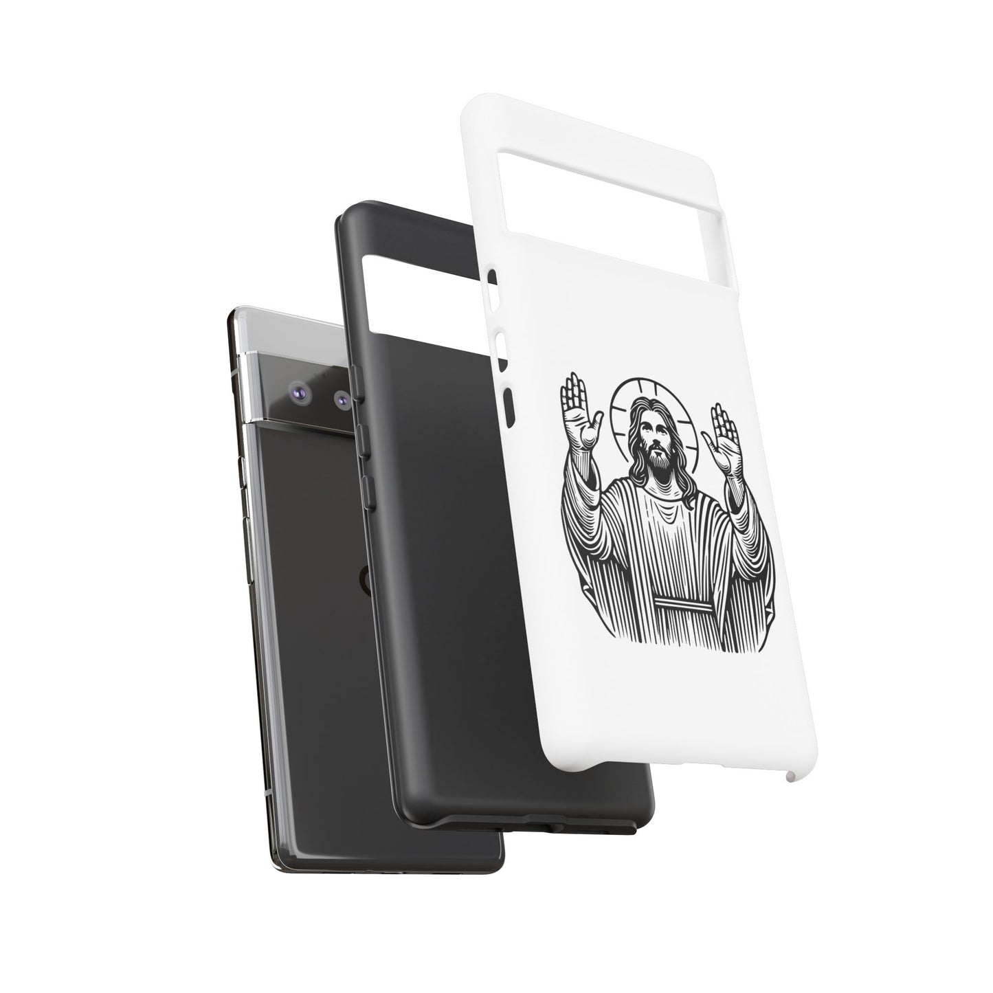 Jesus Phone Case - Simple yet Protective - iPhone- Samsung Galaxy - Google Pixel