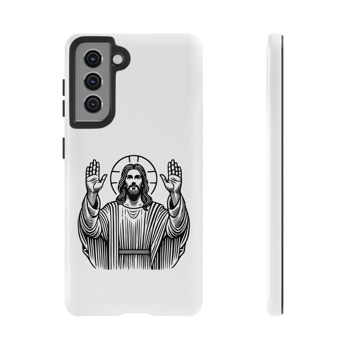 Jesus Phone Case - Simple yet Protective - iPhone- Samsung Galaxy - Google Pixel