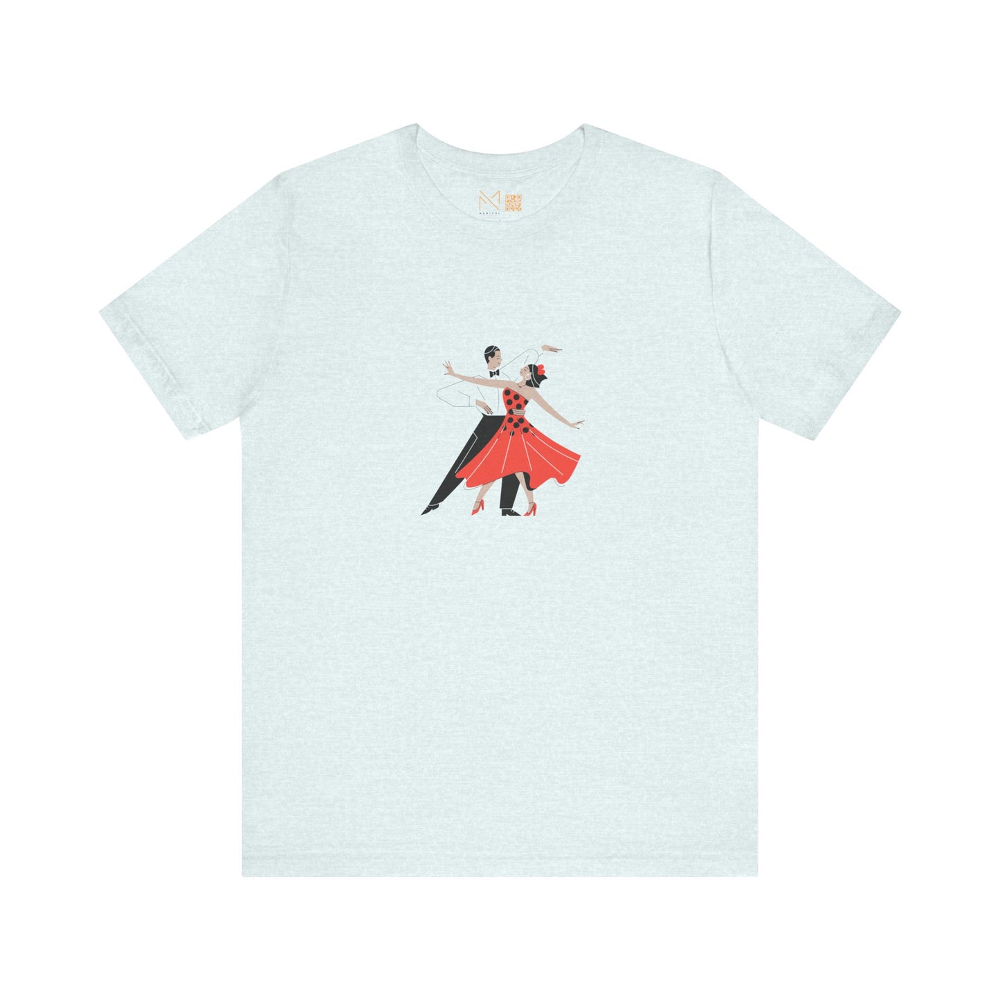 Dancing Couples Graphic Unisex T-Shirt - Perfect for Dance Lovers and Special Occasions