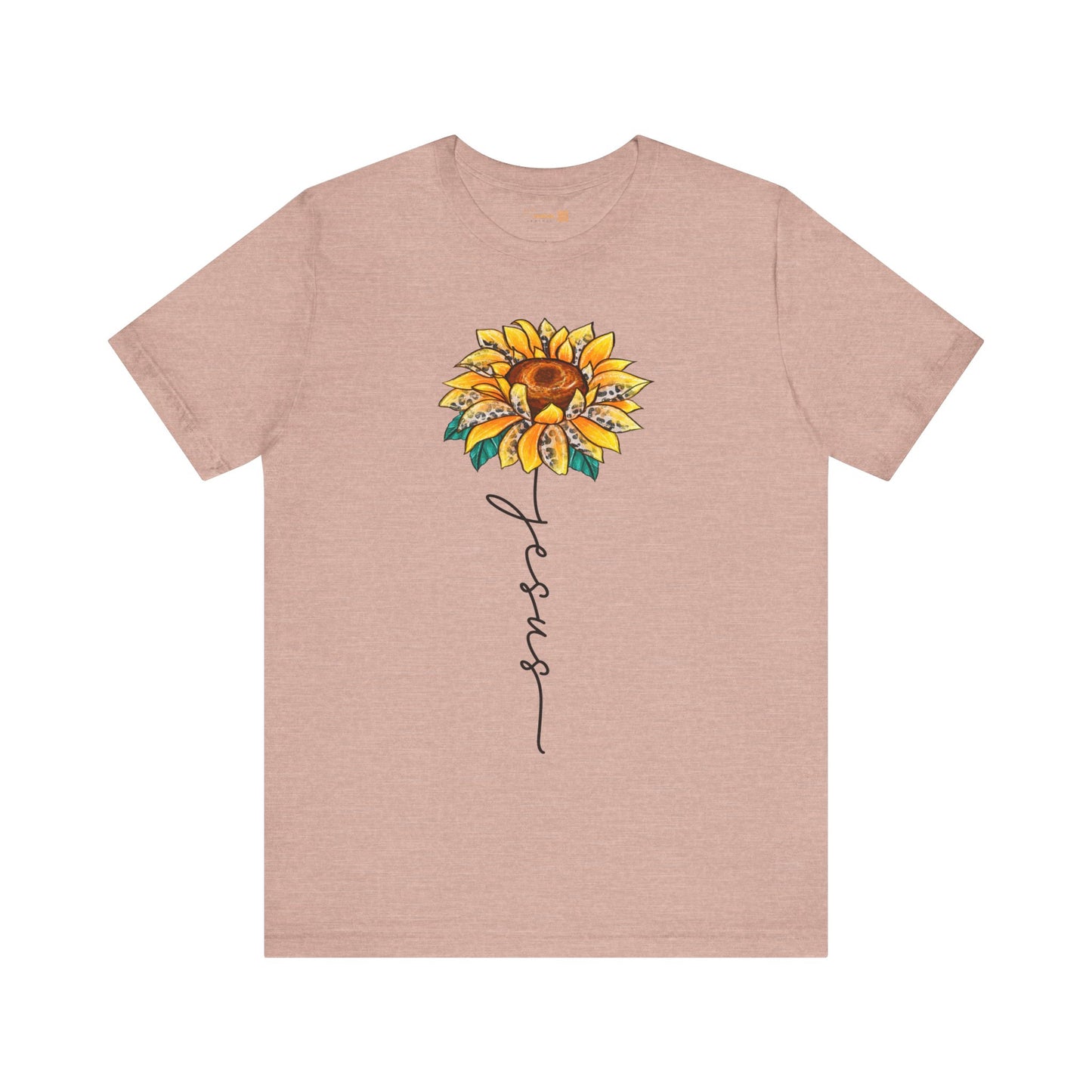 Female Adult Jersey Short Sleeve T-Shirt - Jesus Flower