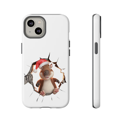 Christmas Capybara Santa Tough Phone Case