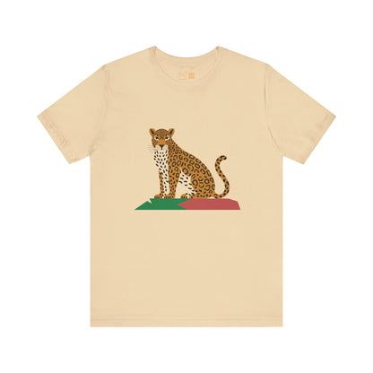 Leopard Print Unisex Jersey Tee - Wildlife Lover's Fashion