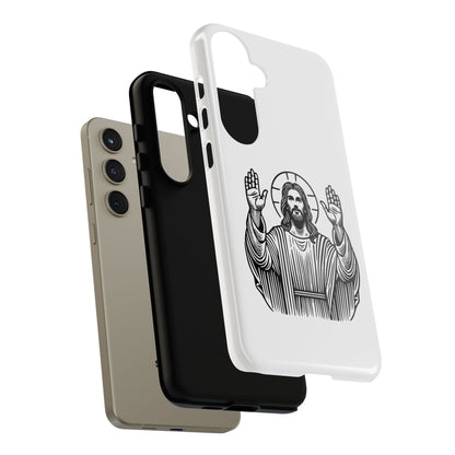 Jesus Phone Case - Simple yet Protective - iPhone- Samsung Galaxy - Google Pixel