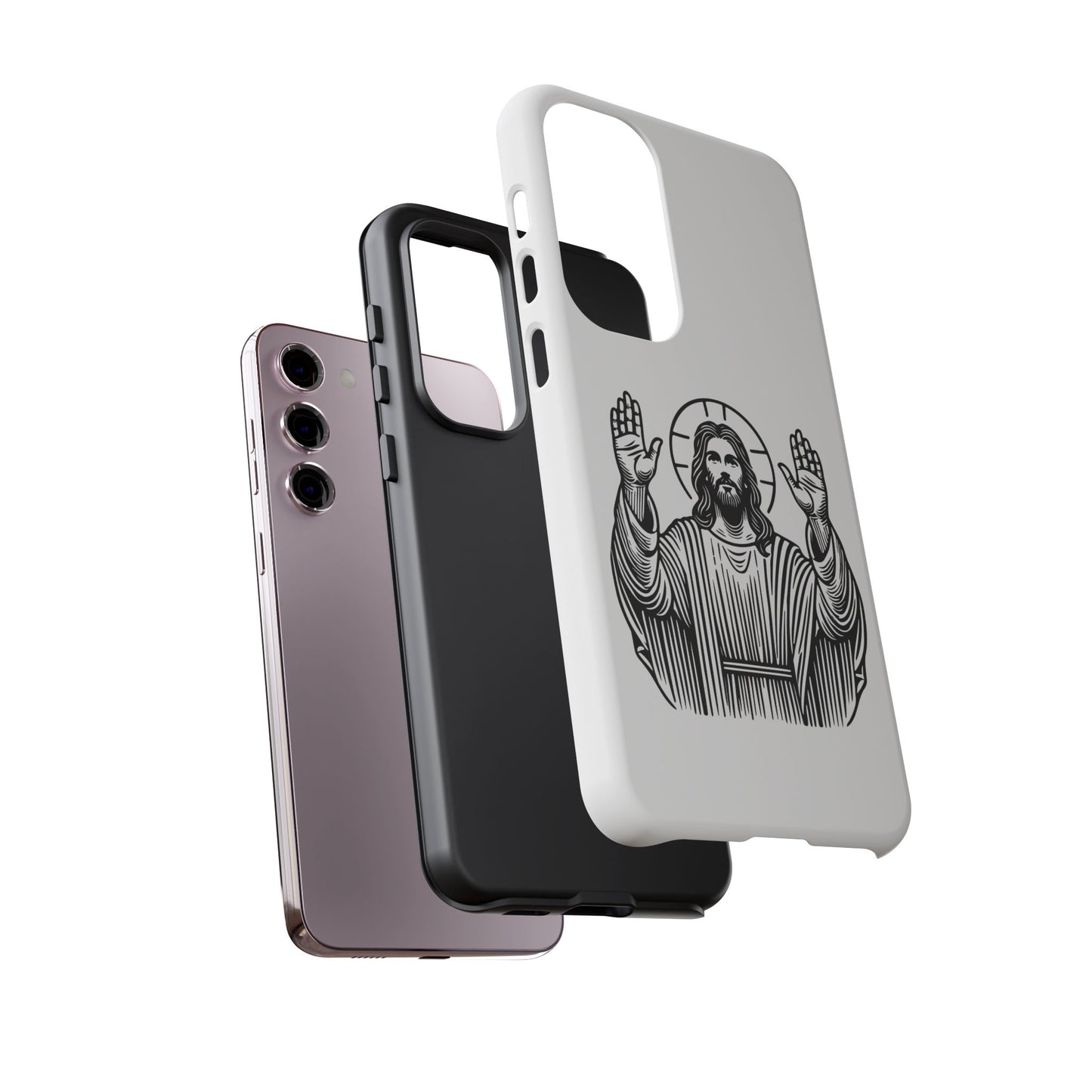 Jesus Phone Case - Simple yet Protective - iPhone- Samsung Galaxy - Google Pixel